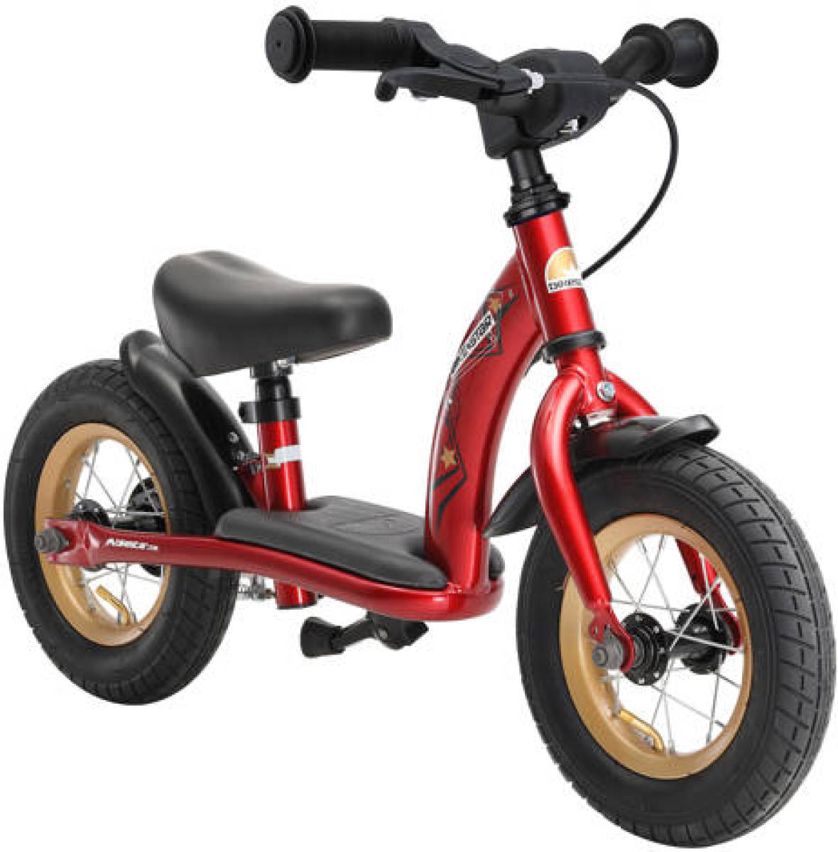 Bikestar Classic, 10 inch loopfiets, rood