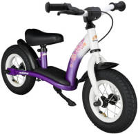 Bikestar Classic, 10 inch loopfiets, lila / wit