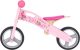 Bikestar mini loopfiets 2 in 1, hout, roze