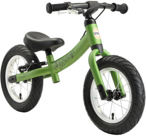 Bikestar Sport, meegroei loopfiets, 12 inch, groen