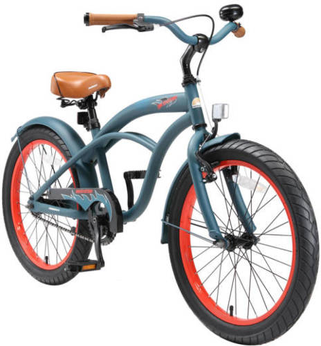 Bikestar Cruiser kinderfiets 20 inch blauw