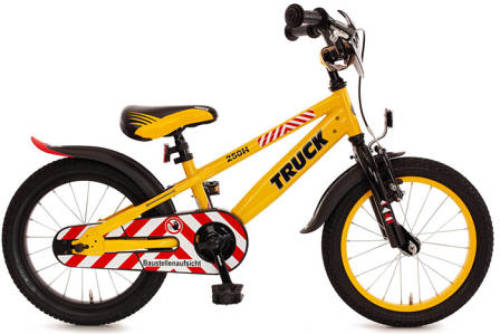 Bachtenkirch Truck kinderfiets 16 inch geel