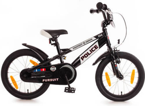 Bachtenkirch New Police kinderfiets 16 inch zwart