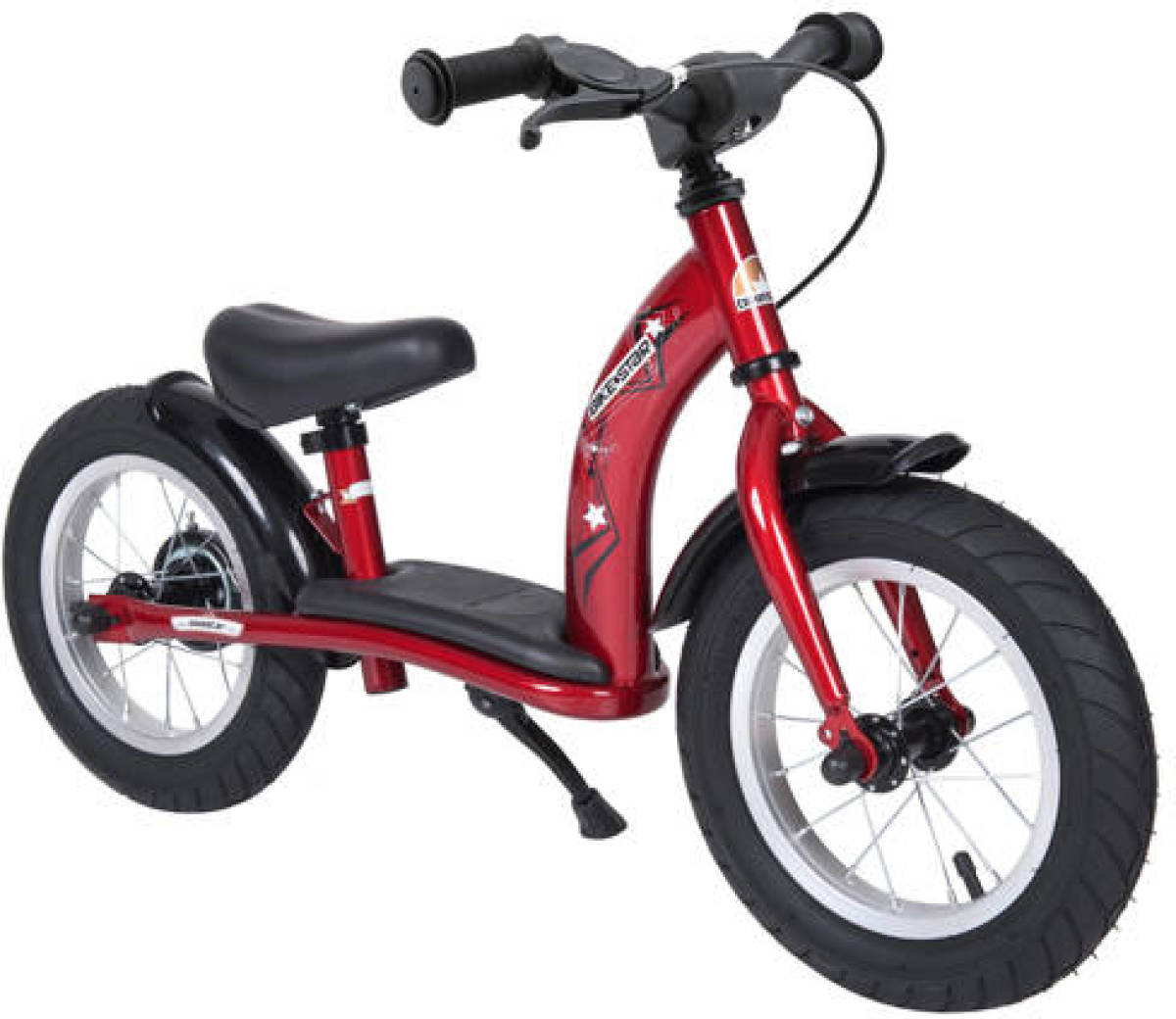 Bikestar Classic loopfiets, 12 inch, rood