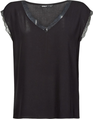 Only top ONLJASMINA met kant zwart