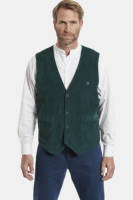 Jan Vanderstorm corduroy gilet IMRE Plus Size groen