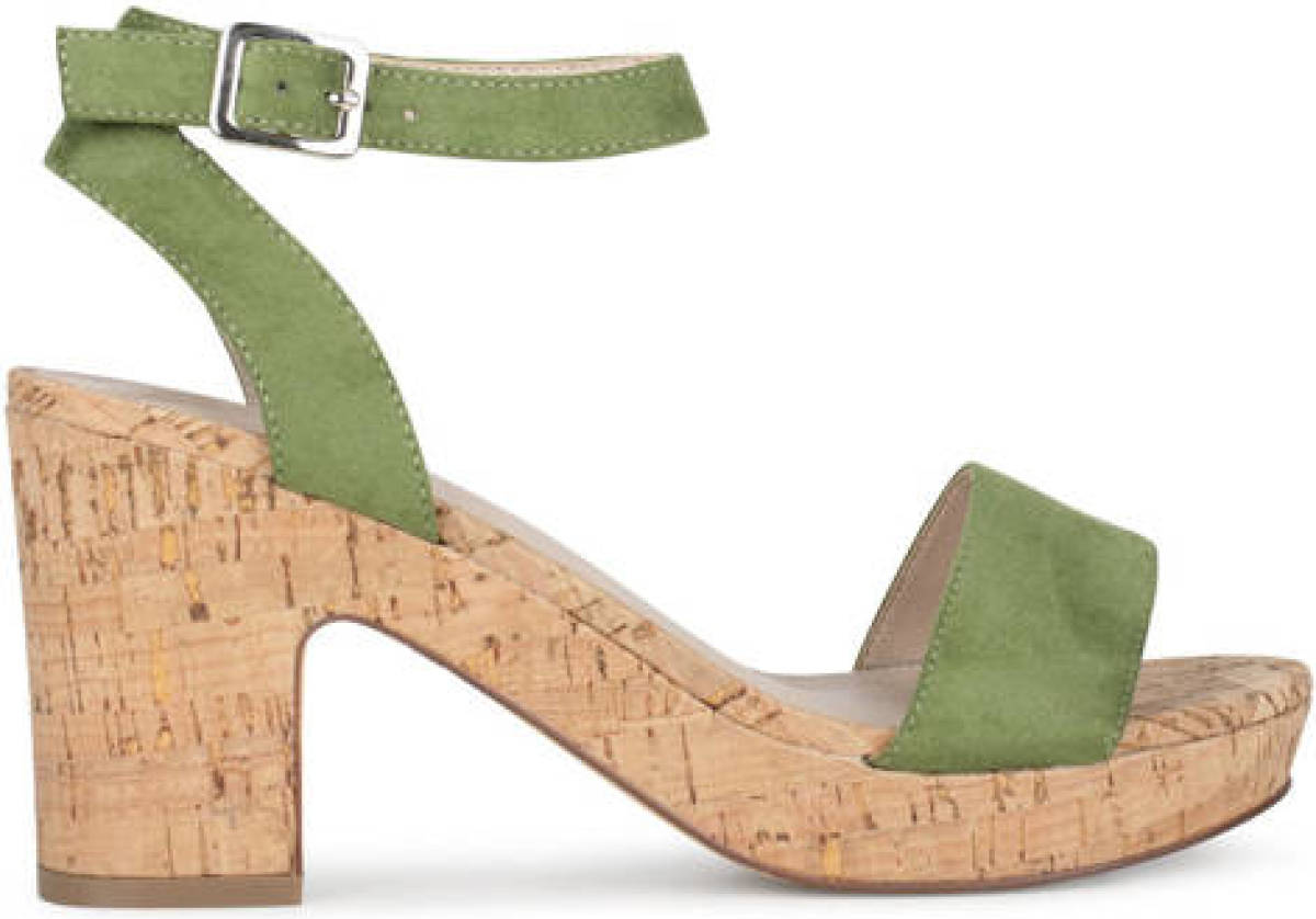 POSH by Poelman sandalettes groen