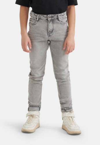 Shoeby Jill & Mitch tapered fit jeans grijs