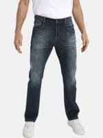 Jan Vanderstorm +FIT Collectie loose fit jeans JURIEN Plus Size donkerblauw