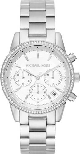 Michael Kors horloge MK6428 Ritz zilver