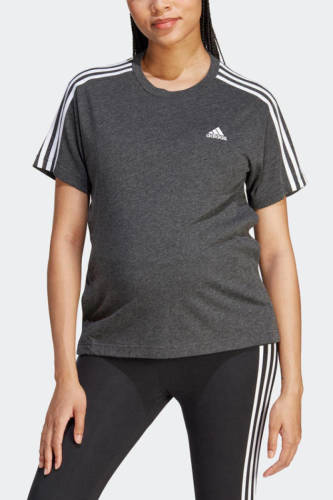 adidas Sportswear zwangerschaps T-shirt zwart/wit