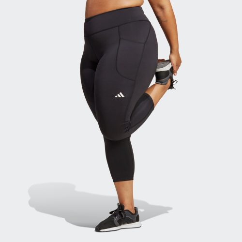 adidas Performance Plus Size hardloopbroek zwart