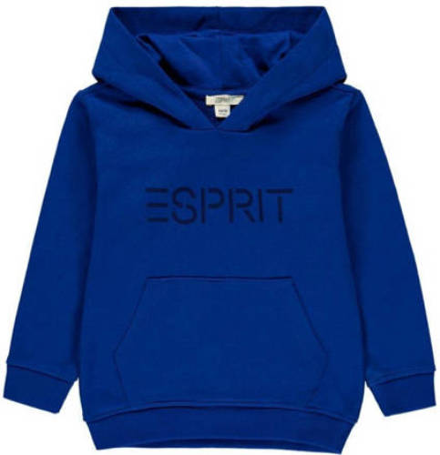 Esprit hoodie met logo hardblauw