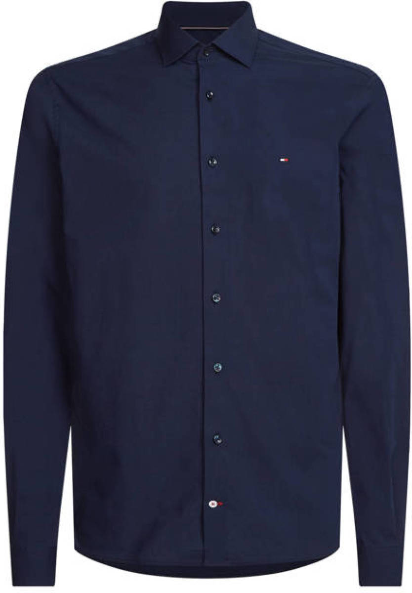 Tommy hilfiger slim fit overhemd navy blazer