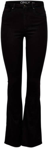 Only high waist flared jeans ONLROYAL zwart