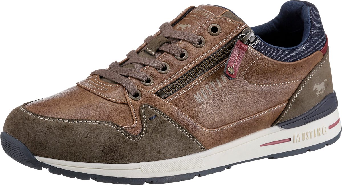 Mustang Sneaker Heren Bruin/Cognac