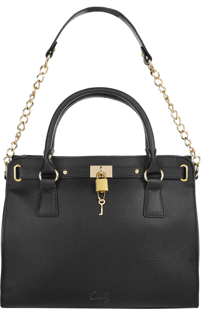 Cluty Tas echt leer, made in italy