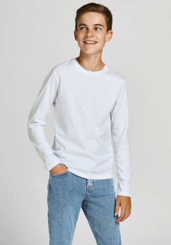 Jack & Jones Junior Shirt met lange mouwen JJEORGANIC BASIC TEE LS O