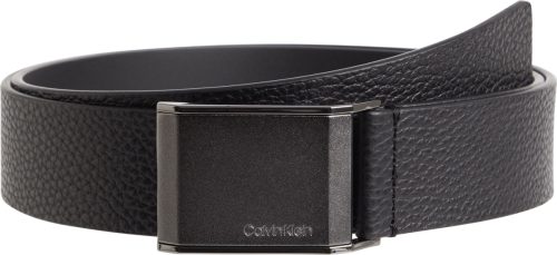 Calvin klein Leren riem BEVELED PLAQUE PB 35MM