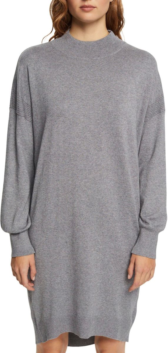 Esprit Midi-jurk Tricotjurk in midilengte (1-delig)