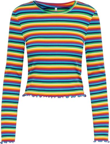 Only Shirt met lange mouwen ONLFRESH L/S SHORT TOP JRS