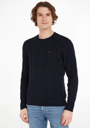 Tommy hilfiger Jacquardtrui ESSENTIAL CABLE CREW NECK