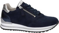 Gabor comfort suède sneakers donkerblauw