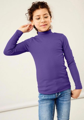 NAME IT Shirt met staande kraag NKFNAKAL LS ROLLNECK TOP NOOS