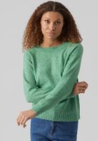 VERO MODA gebreide trui VMDOFFY van gerecycled polyester groen