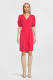 Mos mosh jurk Maeve Leia van gerecycled polyester rood