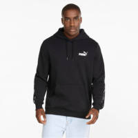 Puma hoodie met contrastbies zwart