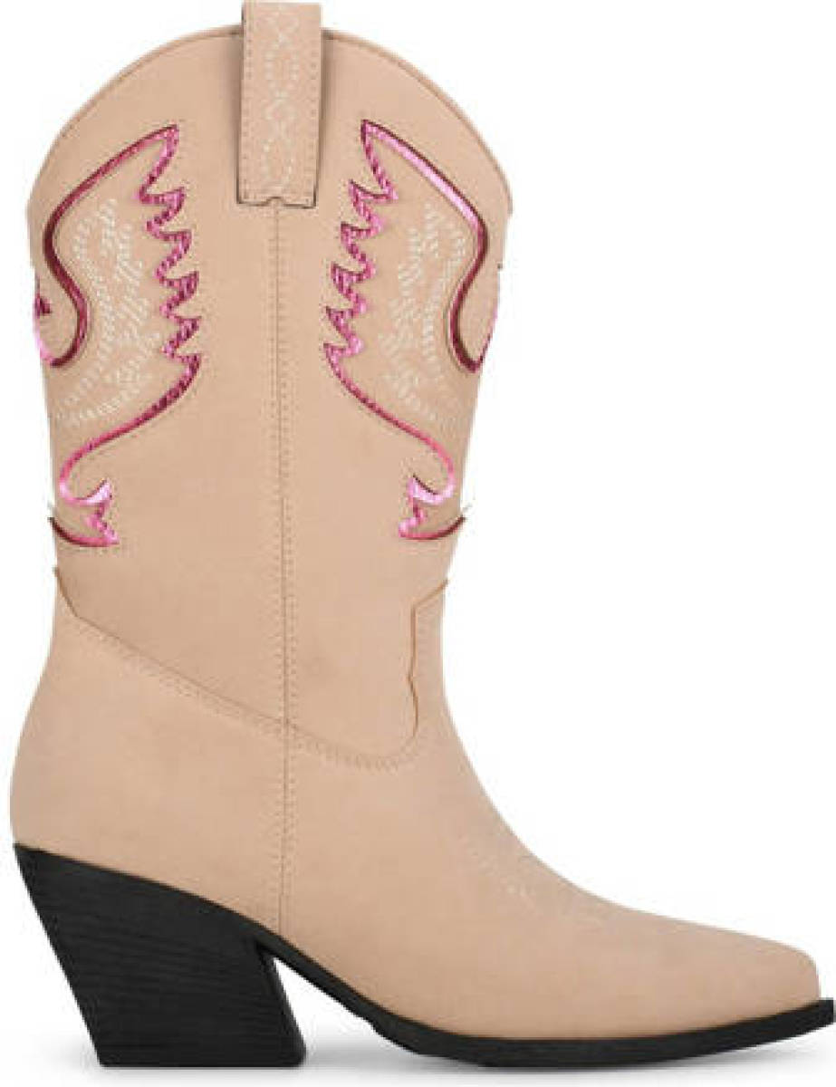 POSH by Poelman Bibi cowboylaarzen beige