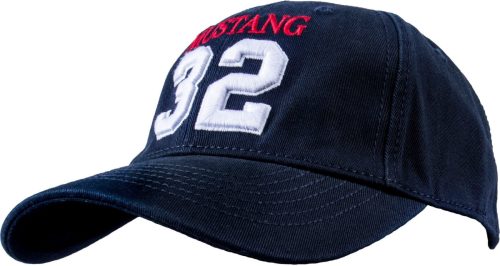 Mustang Baseballcap met licht verwassen effect en Mustang-borduursel