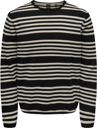 ONLY & SONS Trui met ronde hals OS ONSOBY REG 14 STRIPE KNIT