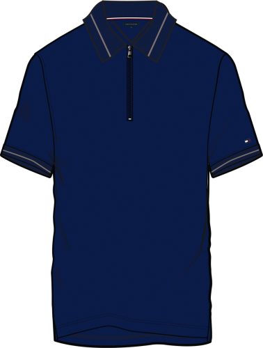 Tommy hilfiger Poloshirt DC INTERLOCK ZIP SLIM POLO