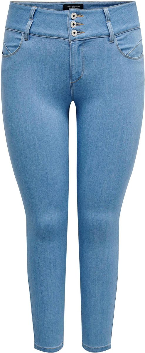 ONLY CARMAKOMA Skinny fit jeans CARANNA HW SK ANK LBD DNM NOOS