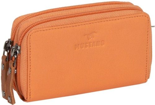 Mustang Portemonnee Seattle leather wallet 2 zip top opening