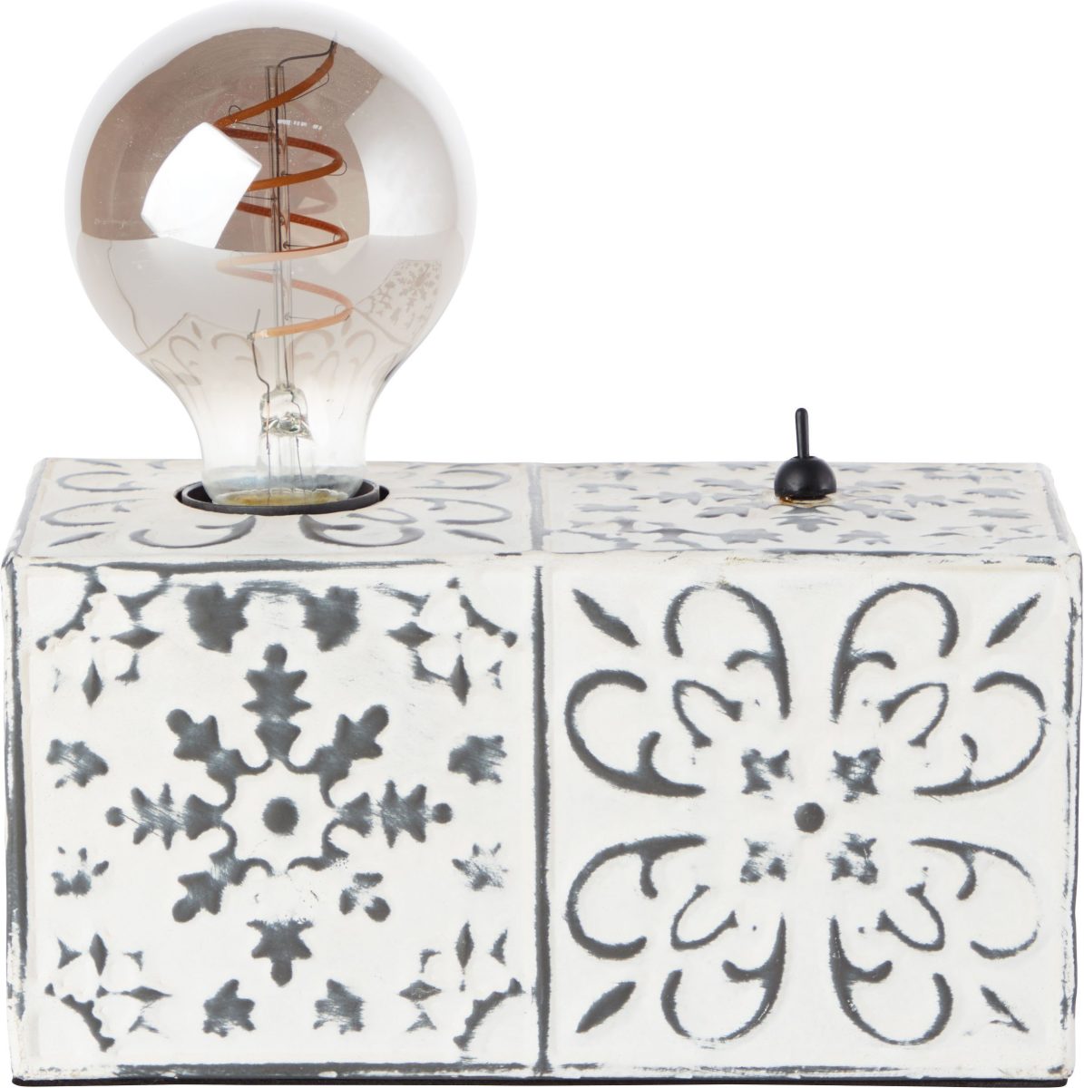 Brilliant Leuchten Tafellamp Vagos Vintage, metaal, E27, 1x 60 W, B: 20 cm