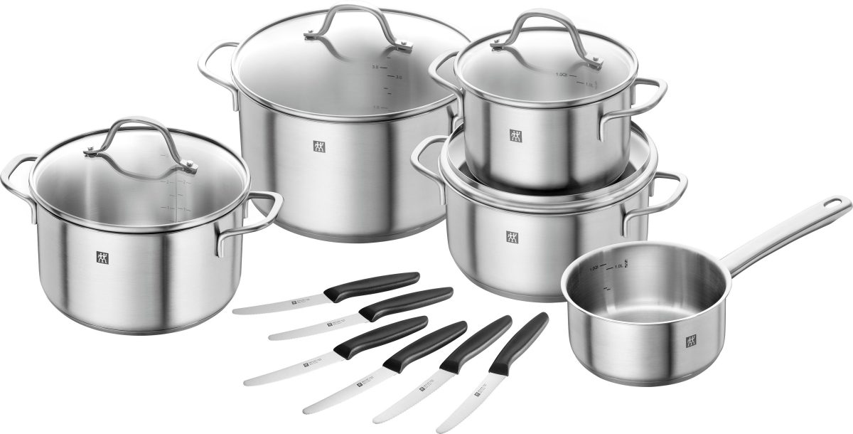 Zwilling Pannenset Flow/Twin Grip (set, 9-delig)