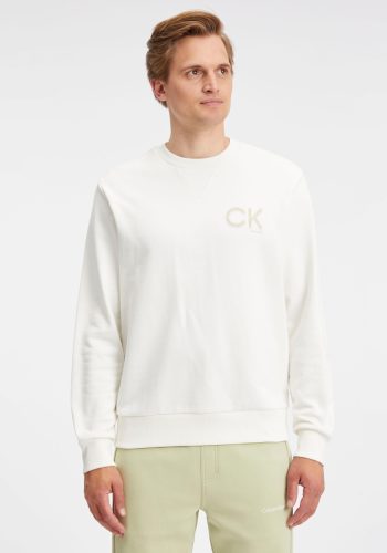 Calvin klein Sweater STRIPED CHEST LOGO SWEATSHIRT