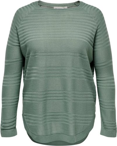 ONLY CARMAKOMA Trui met ronde hals CARNEWAIRPLAIN LS PULLOVER KNT