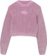 Calvin klein Gebreide trui WASHED MONOLOGO SWEATER