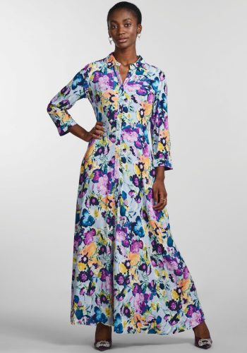 Y.A.S Jurk met overhemdkraag YASSAVANNA LONG SHIRT DRESS