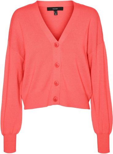 VERO MODA Cardigan VMNANCY LS V-NECK SHORT CARDIGAN GA BOO