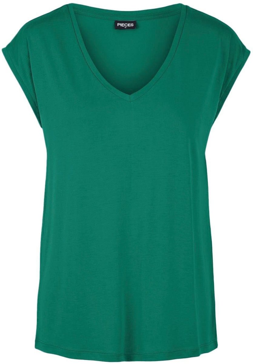 PIECES Shirt met V-hals PCKAMALA TEE NOOS BC
