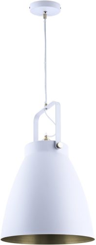 Paco Home Hanglamp BOONE PD WHITE-BRASS