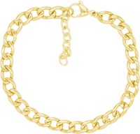 Firetti Edelstalen armband Pantserkettingschakels, 7 mm breed