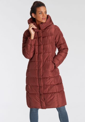 Only Doorgestikte jas ONLTINA PUFFER X LONG COAT OTW