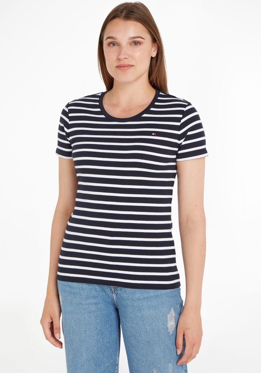Tommy hilfiger T-shirt SLIM CODY RIB C-NK SS
