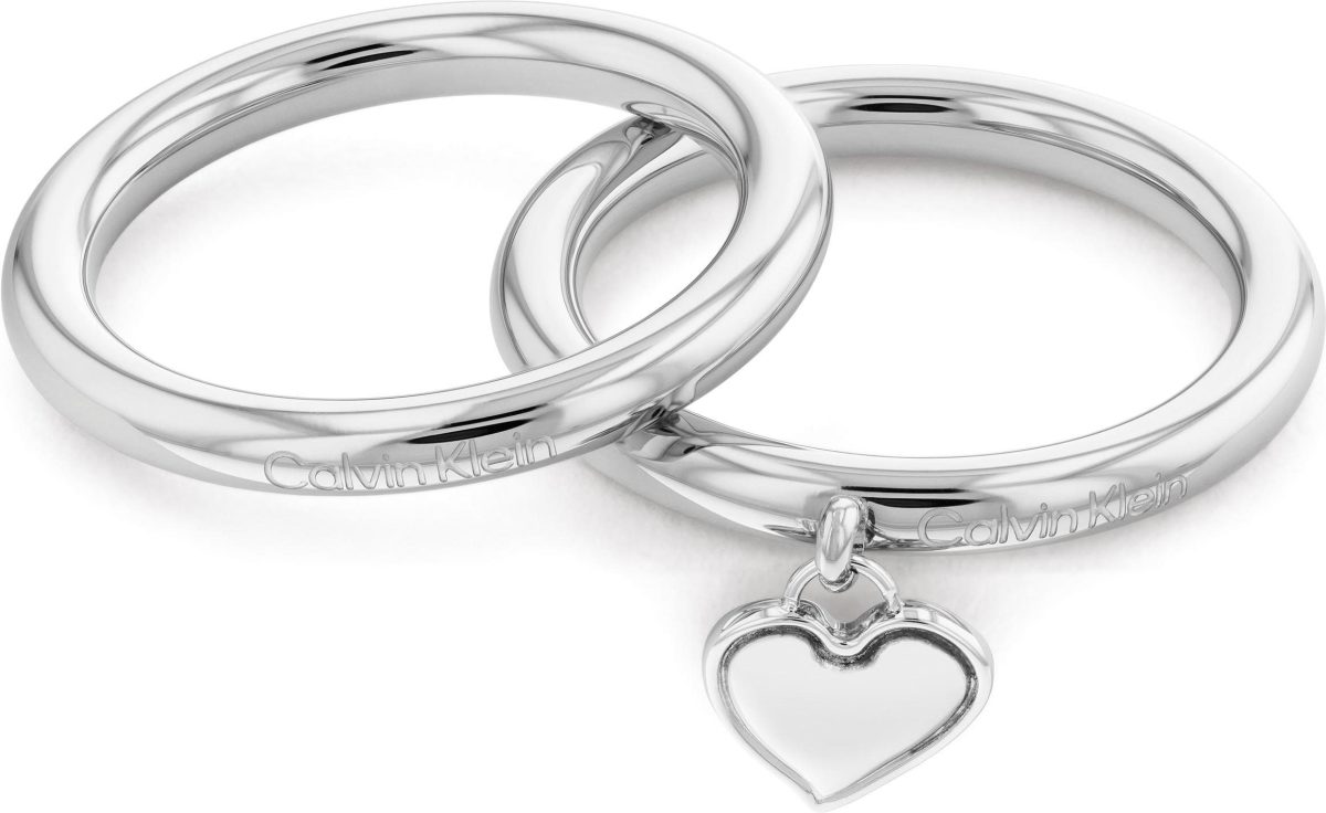 Calvin klein Ringenset , 35000326B,C,D, 35000327B,C,D, 35000328B,C,D (set, 2-delig)
